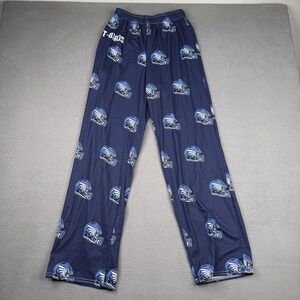 T-Birds Pajama Pants Mens XS Blue Football Helmet Print Lounge Sleep Pajamas